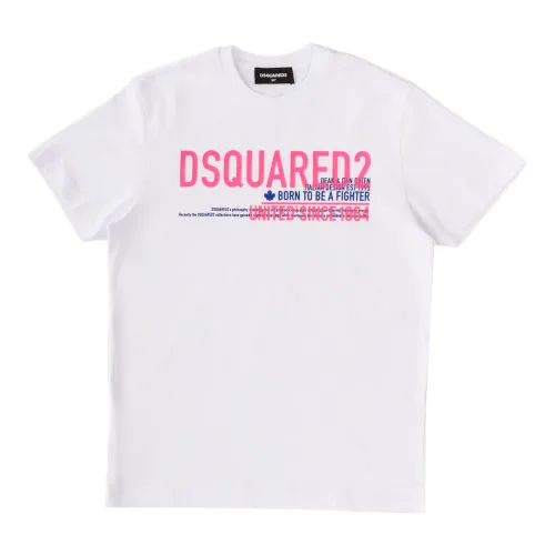 Dsquared2 , T-Shirts ,White female, Sizes: