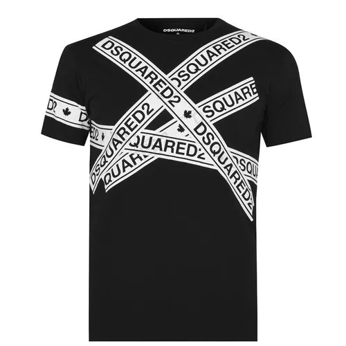 DSQUARED2 Tape t Shirt - Black