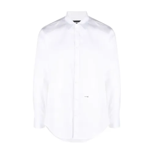Dsquared2 , The Elegant White Shirt ,White male, Sizes: