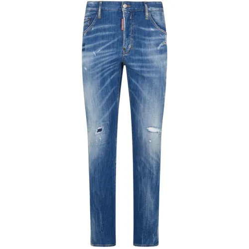 Dsquared2 , twist fit jeans ,Blue male, Sizes: