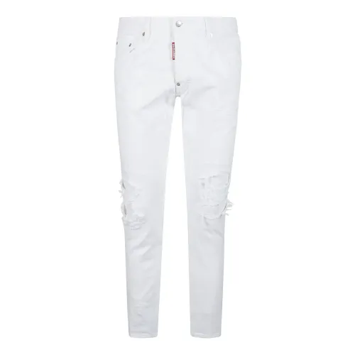 Dsquared2 , White Skater Jeans for Men ,White male, Sizes: