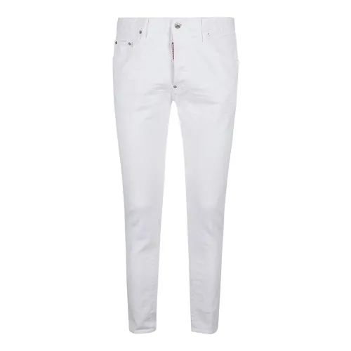Dsquared2 , White Skater Jeans for Men ,White male, Sizes: