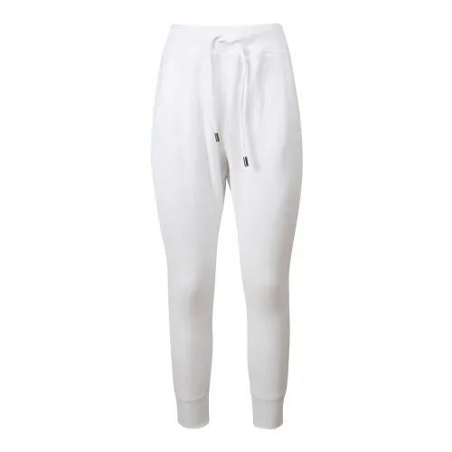Dsquared2 , White Slim Fit Cotton Trousers ,White female, Sizes: