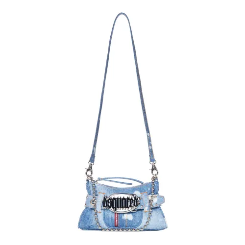 Dsquared2 , Women's Bags Clutches Blue Ss24 ,Blue female, Sizes: ONE SIZE