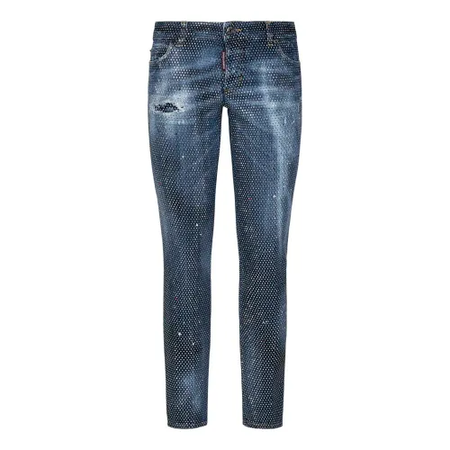 Dsquared2 , Women's Clothing Jeans Blue Ss24 ,Blue female, Sizes: