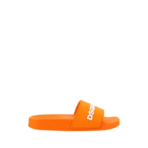 Dsquared2 , Women's Sandals Slides for Summer ,Orange female, Sizes: