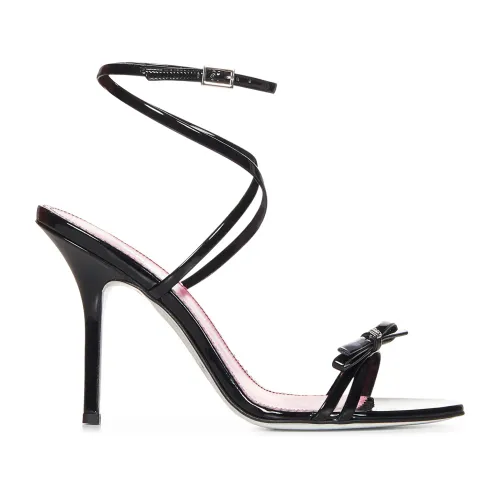 Dsquared2 , Women's Shoes Sandals Black Ss24 ,Black female, Sizes: