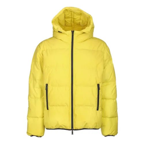 Dsquared2 , Yellow Technical Fabric Jacket ,Yellow male, Sizes: