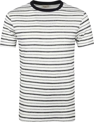 Dstrezzed T Shirt Reversed Stripes White Off-White