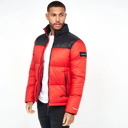 Duck and Cover Mens Synmax Quilted Jacket Red - XL / Red
