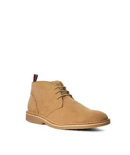 Dune London Mens Creed - Casual Chukka Boots - Sand Leather (archived)