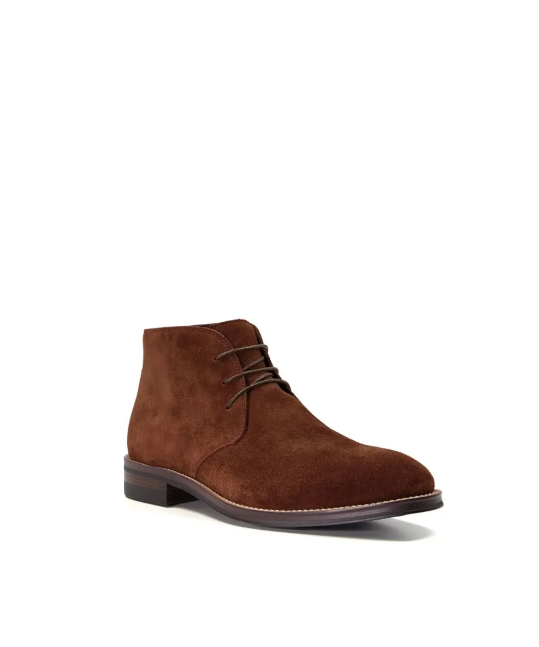 Dune London Mens Maloney - Chukka Boots - Brown Leather (archived)