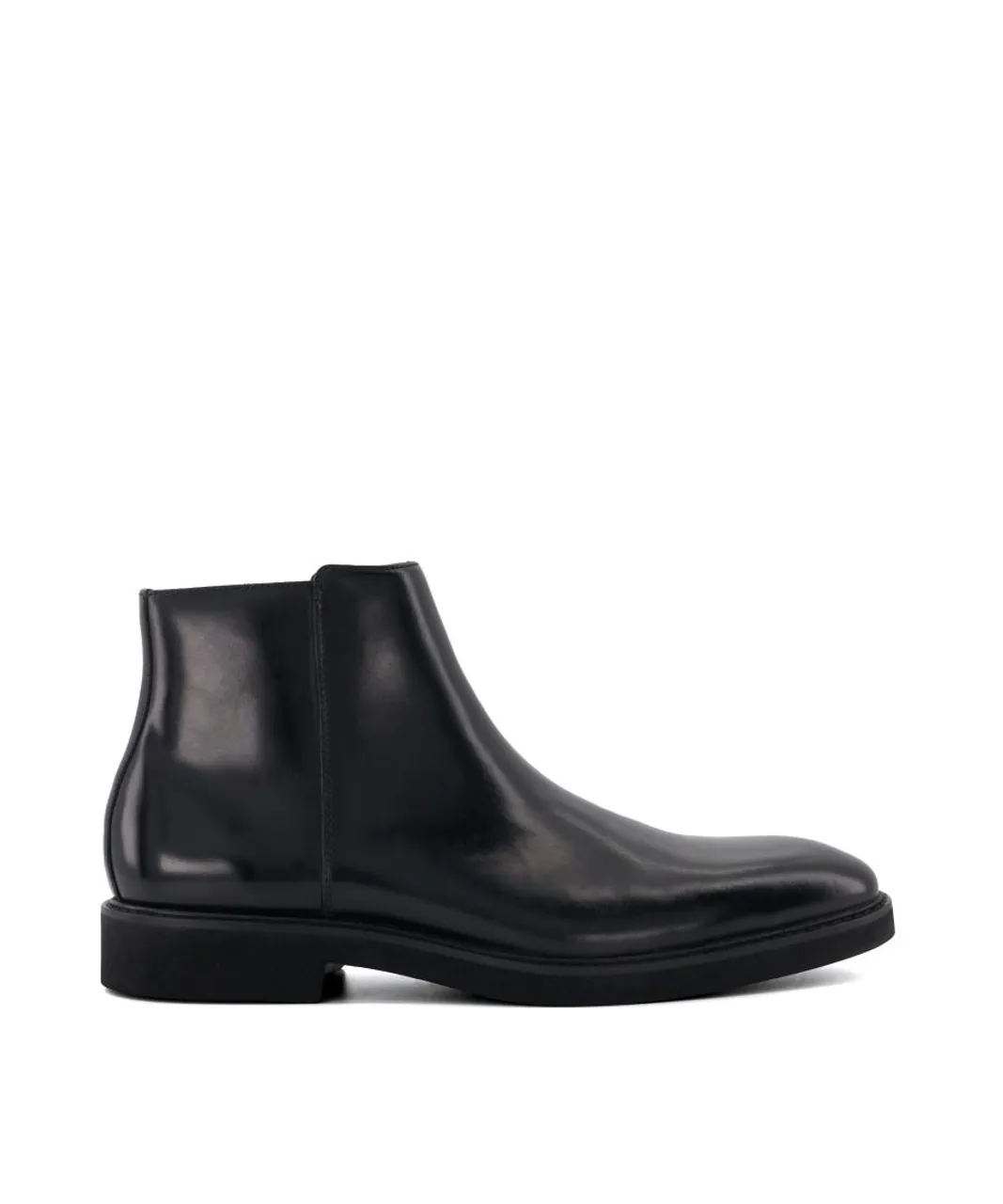 Dune London Mens Mccoy - Casual Ankle Boots - Black Leather (archived)
