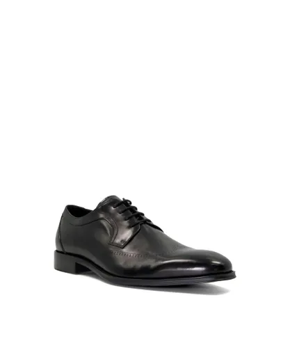 Dune London MENS SHEATH - - Smart Derby Shoes - Black Leather (archived)