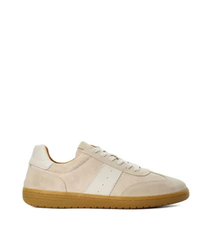 Dune London Mens Torress - Lace Up Trainers - Beige