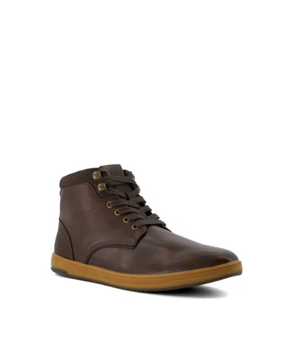 Dune London Mens Visited - High-Top Trainers - Brown