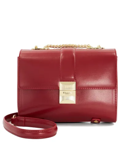 Dune London Womens Accessories Definitive - Chain Cross-Body Bag - Red - One Size