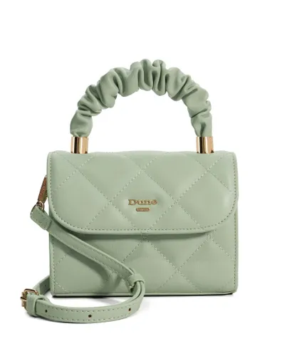 Dune London Womens Accessories Delighto - Quilted Top Handle Bag - Pale Green - One Size