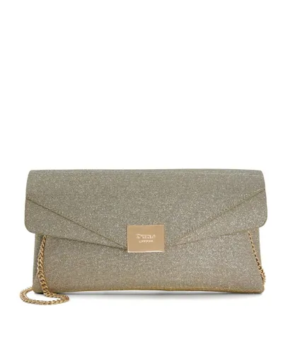 Dune London Womens Accessories Evangelo - Envelope Clutch Bag - Gold - One Size