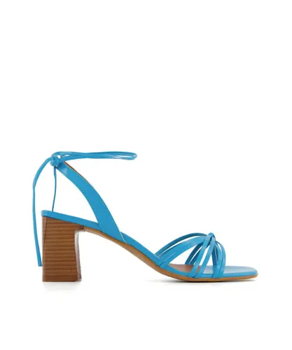 Dune London Womens IMAGINE Lace Up Sandals - Blue