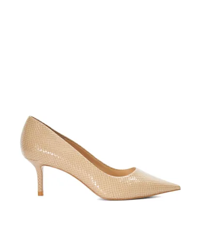 Dune London Womens Ladies Absolute - Heeled Court Shoes - Blush
