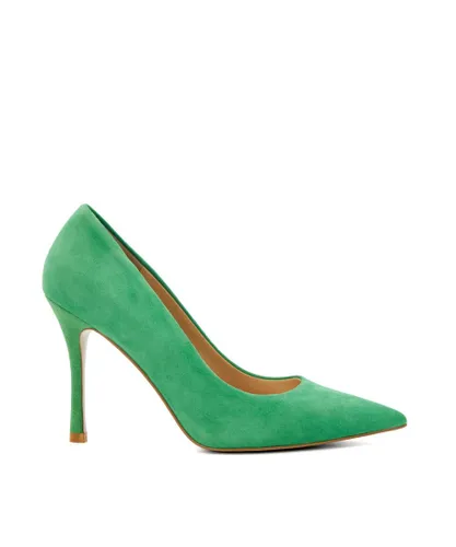 Dune London Womens Ladies Atlanta - Heeled Court Shoes - Green