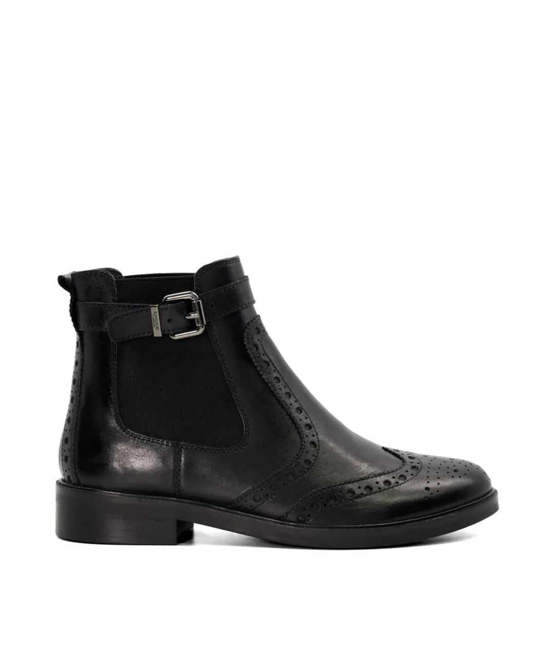 Dune London Womens Ladies Chelsea Boots - Question - Black Leather (archived)