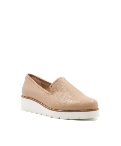 Dune London Womens Ladies Gilliards - - Nude Leather (archived)