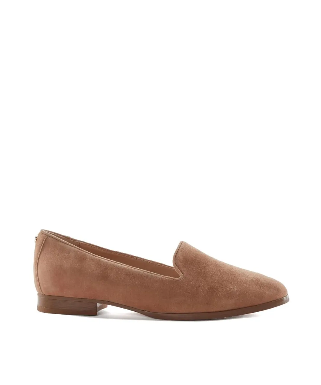Dune London Womens Ladies Glassi - - Slipper Loafer - Camel Leather (archived)