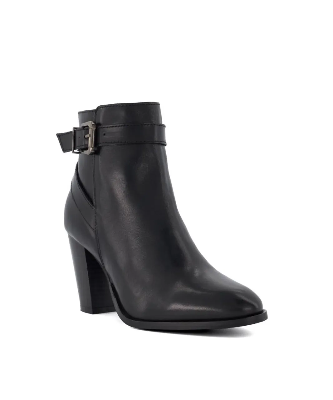 Dune London Womens Ladies Smart Boots - Philippa 2 - Black Leather (archived)