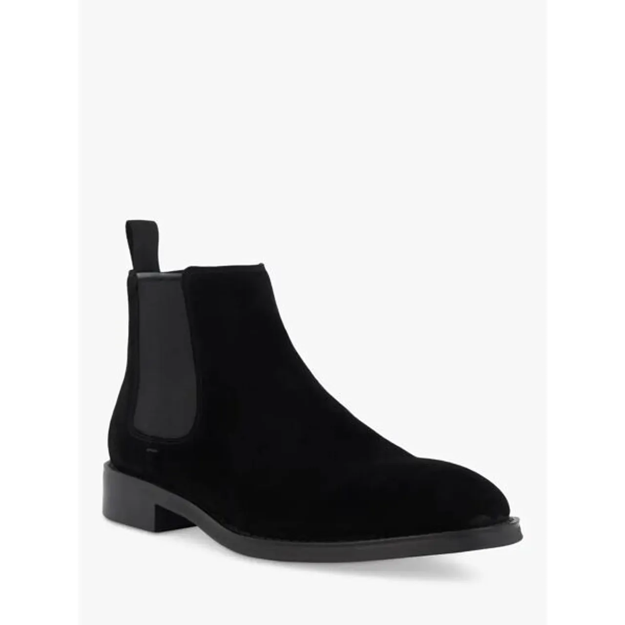 Dune Masons Suede Chelsea Boots - Black-suede - Male