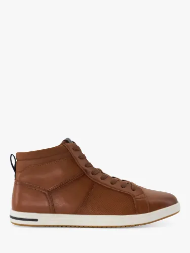 Dune Sezzy Synthetic High-Top Trainers, Tan - Tan - Male