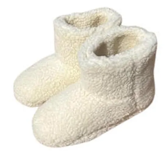DUNLOP LS148BE-S Womens Bootee Slippers Fur Pile Inner and