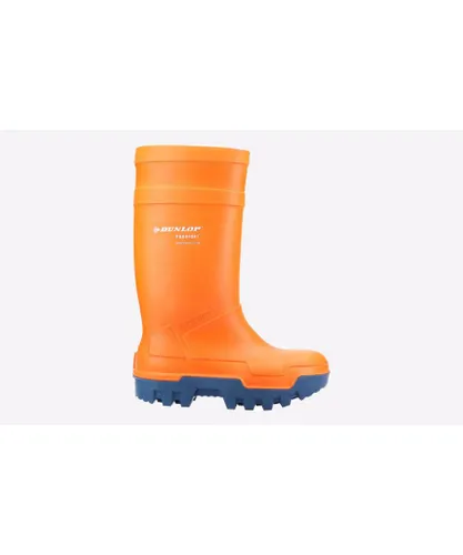 Dunlop Mens Purofort Thermo+ Full Safety Wellingtons - Orange