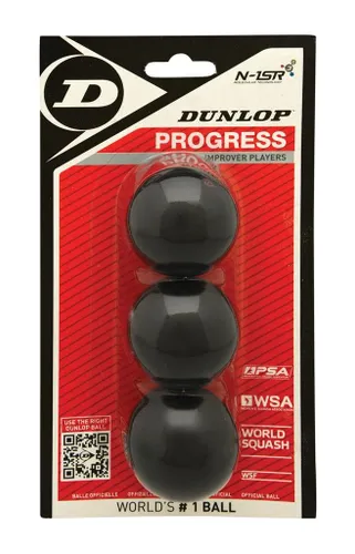 Dunlop Squash Balls Progress Red