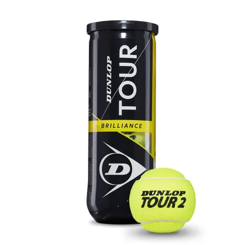 Dunlop Tennisball Tour Brilliance - 3 Ball Pet One Size
