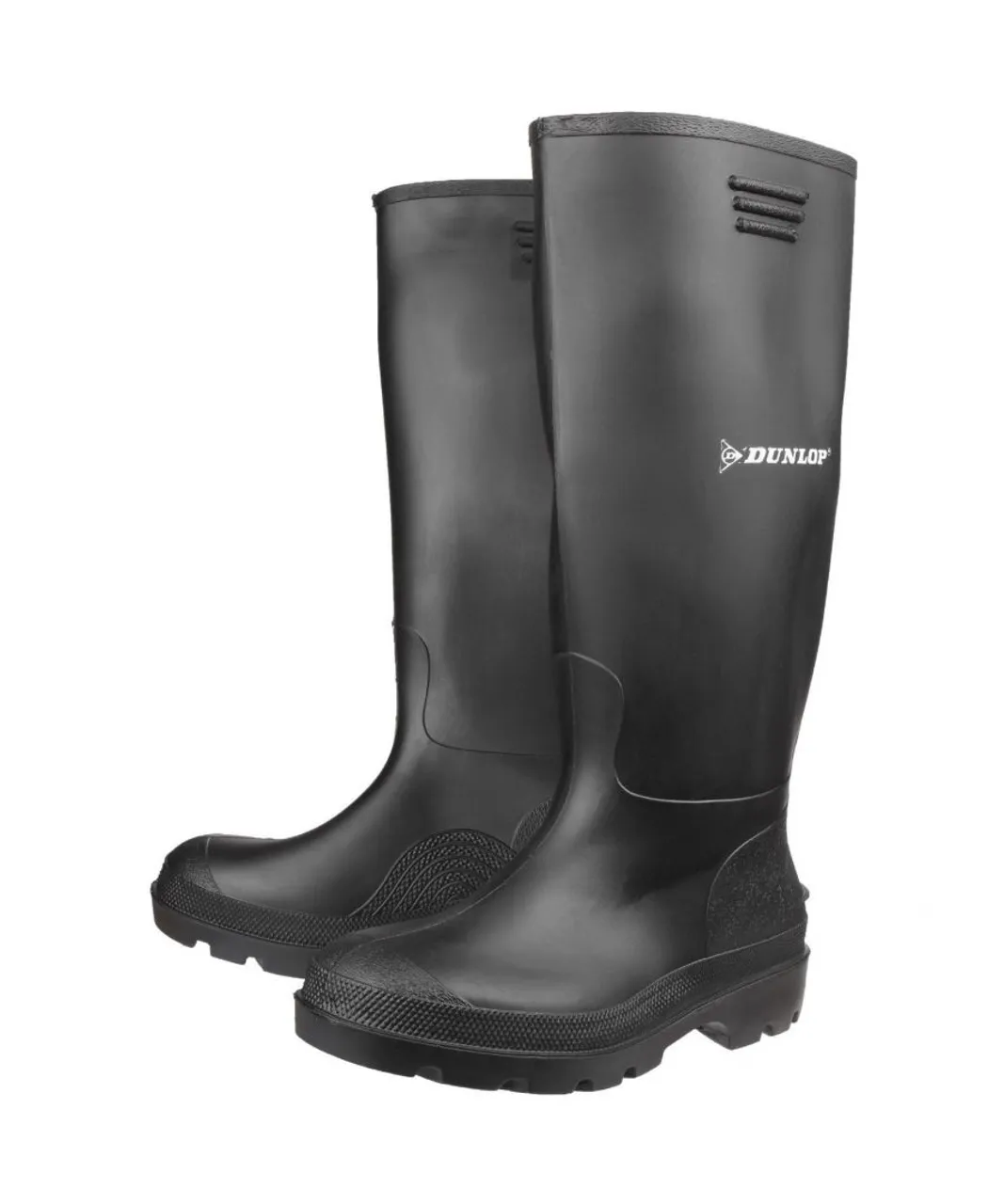 Dunlop Womens Price Master Black Wellington Waterproof Wellie Boots