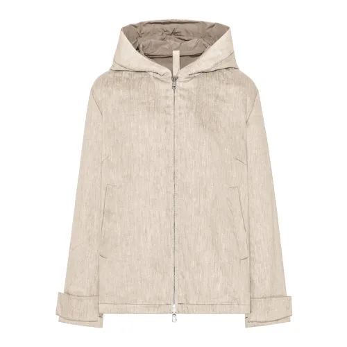 Duno , Beige Winter Coats ,Beige female, Sizes: