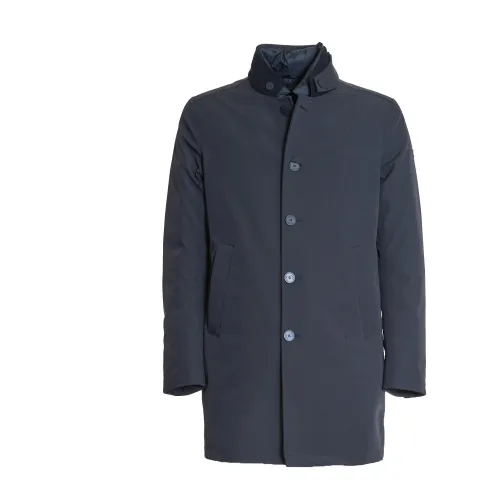 Duno , Blue Jackets Coats for Men Aw23 ,Blue male, Sizes: