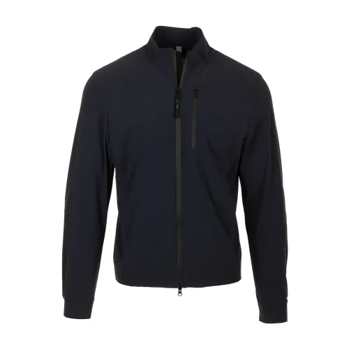 Duno , Blue Packable Bomber Coat ,Blue male, Sizes: