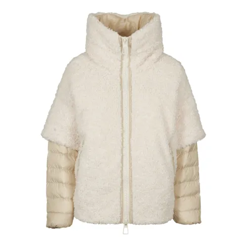 Duno , Faux Fur Padded Coats ,Beige female, Sizes: