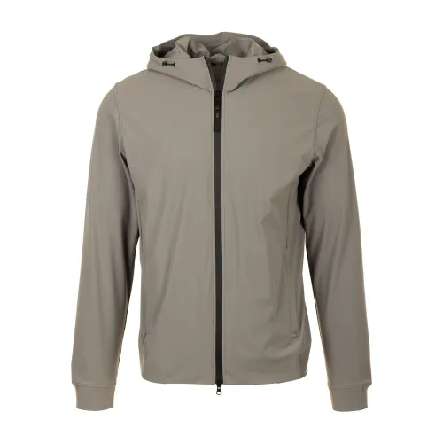 Duno , Grey Hooded Jacket ,Gray male, Sizes: