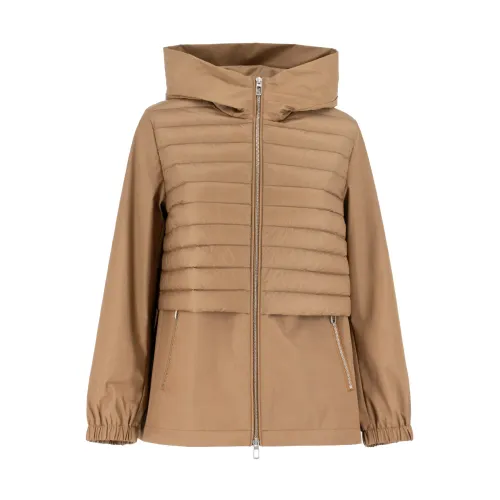 Duno , Quilted Oversize Parka ,Brown female, Sizes: