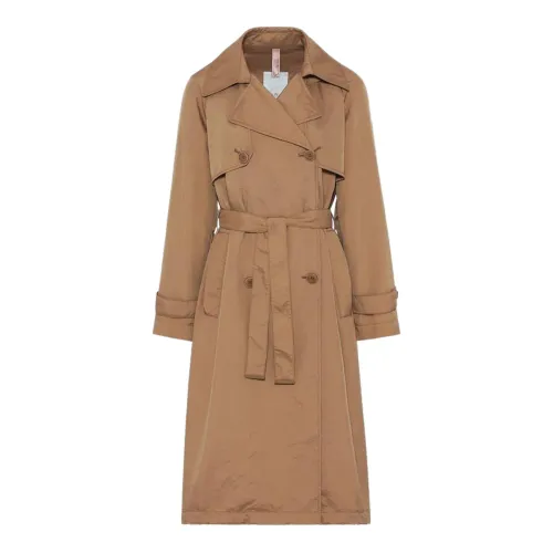 Duno , Trench Coats ,Brown female, Sizes: