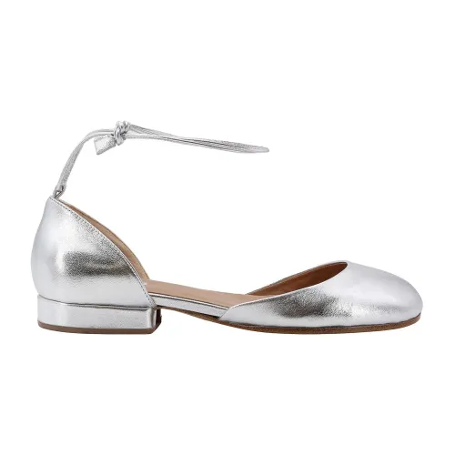 Durazzi Milano , Womens Shoes Ballerinas Silver Ss24 ,Gray female, Sizes: