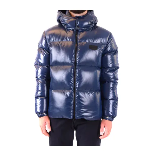 Duvetica , High-Quality Down Jacket for Men ,Blue male, Sizes: