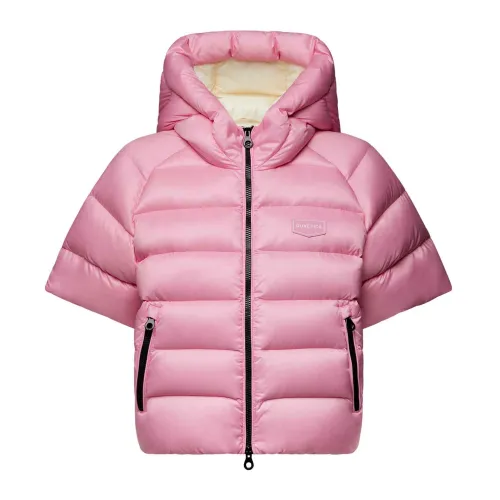 Duvetica , Light Pink Hooded Down Jacket ,Pink female, Sizes: