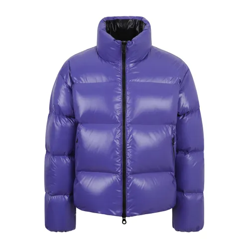 Duvetica , Purple Quilted Down Jacket ,Purple male, Sizes: