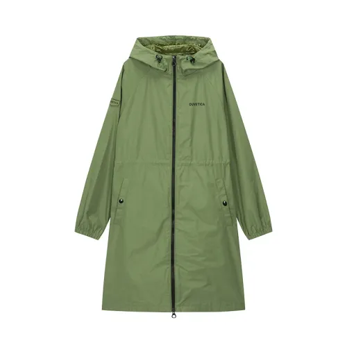 Duvetica , Womens Clothing Jackets Coats Olive Chiaro Ss24 ,Green female, Sizes: