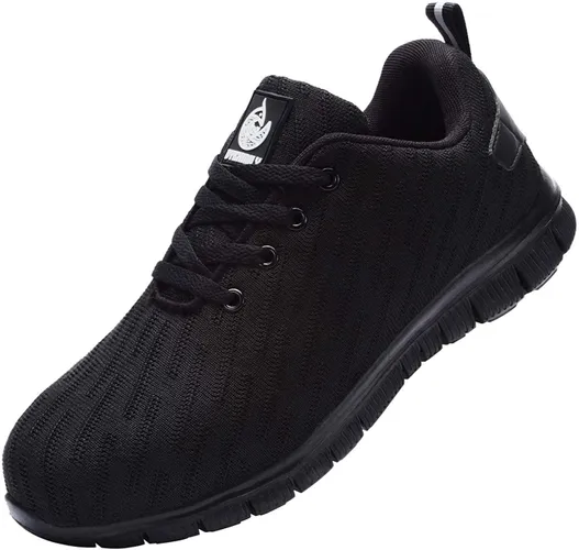 DYKHMILY Lightweight Safety Shoes for Women Men Steel Toe